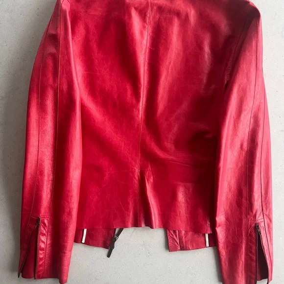 Jil Sander Vintage 2000’s leather motorcycle jacket